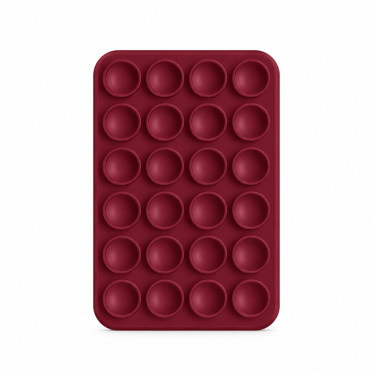 Beetle MagSafe Suction - Liquid Silicone Burgundy | Magnetic Phone Holder with Suction Grip