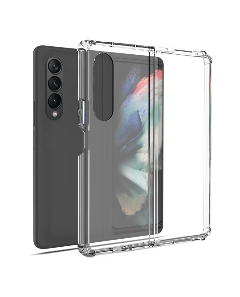 Samsung Z Fold 4 Hard Cover Case - Clear | 1.5mm Protective Case