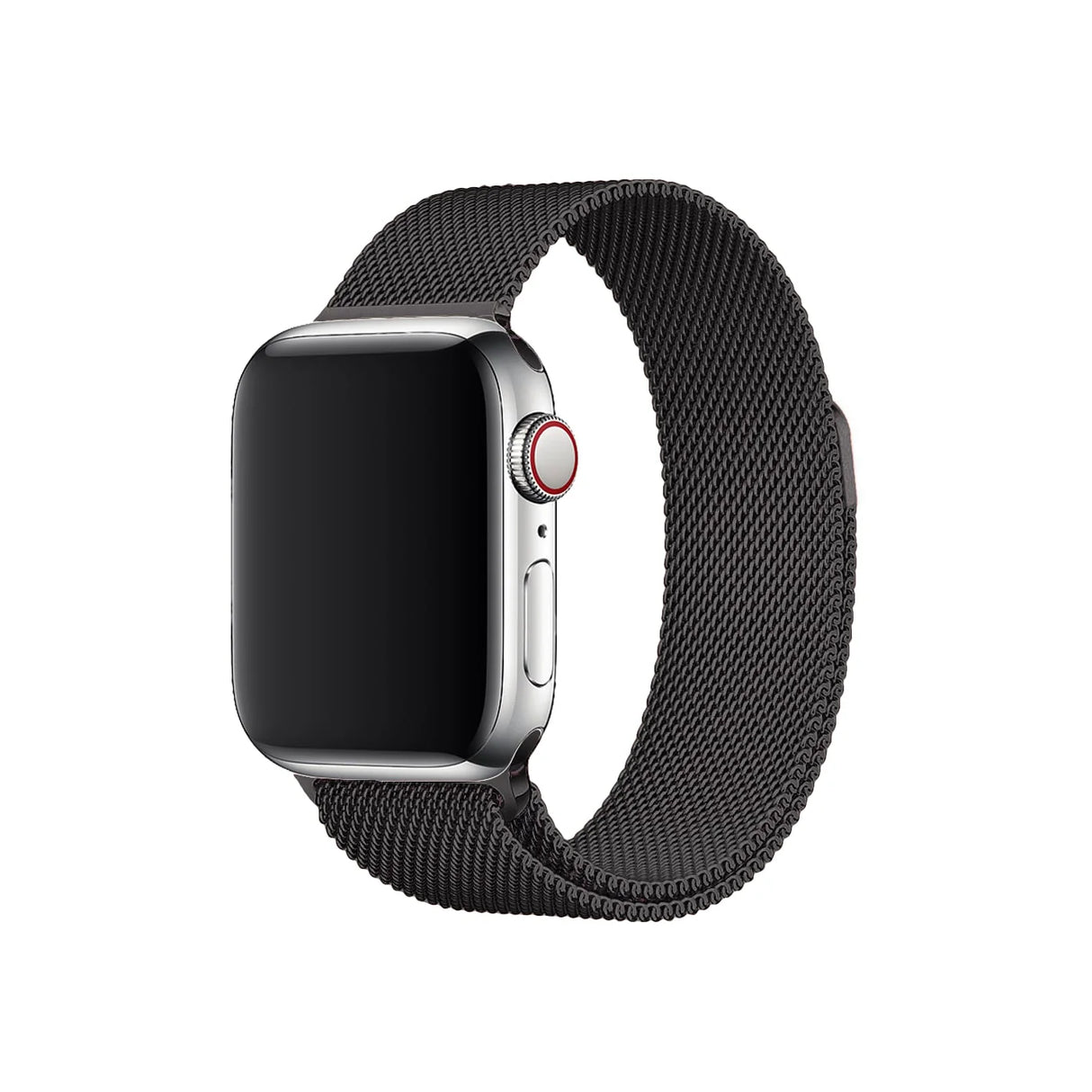 Apple Watch 42/44/45mm Milanese Metal Band – Black | Lightweight, Scratch-Resistant