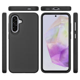 Samsung A34 Triangle Case - Black | Dual-Layer Cover with Magnetic Mount Compatibility