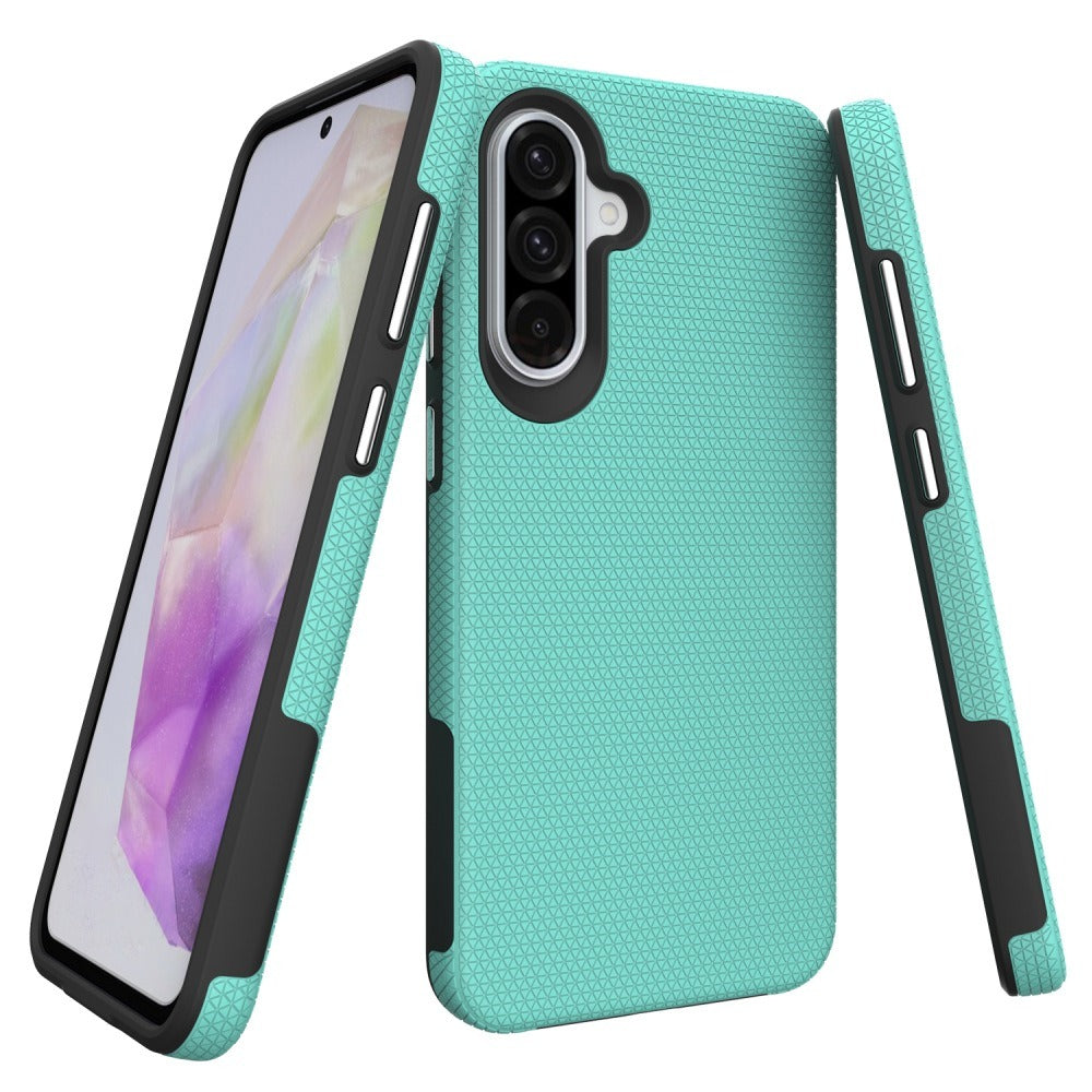 Samsung A57 Triangle Case - Mint | Dual-Layer Cover with Magnetic Mount Compatibility