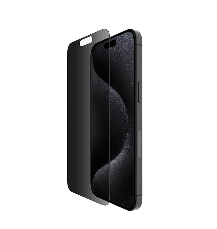 iPhone 15 Pro Max Generic Privacy Tempered Glass - Black | Scratch-Resistant, Perfect Fit Design