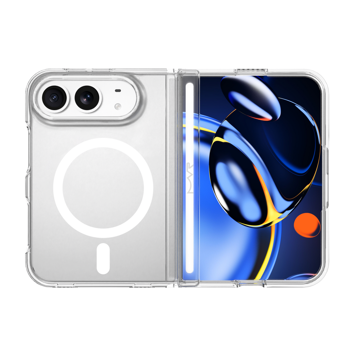 iPhone Duo Case - Clear | MVR Nova Series MagSafe Cover, Scratch-Resistant