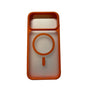 iPhone 17 Pro Max MagSafe Case – Orange | Triangle Pattern Protective Cover with Slim & Durable Design image 0