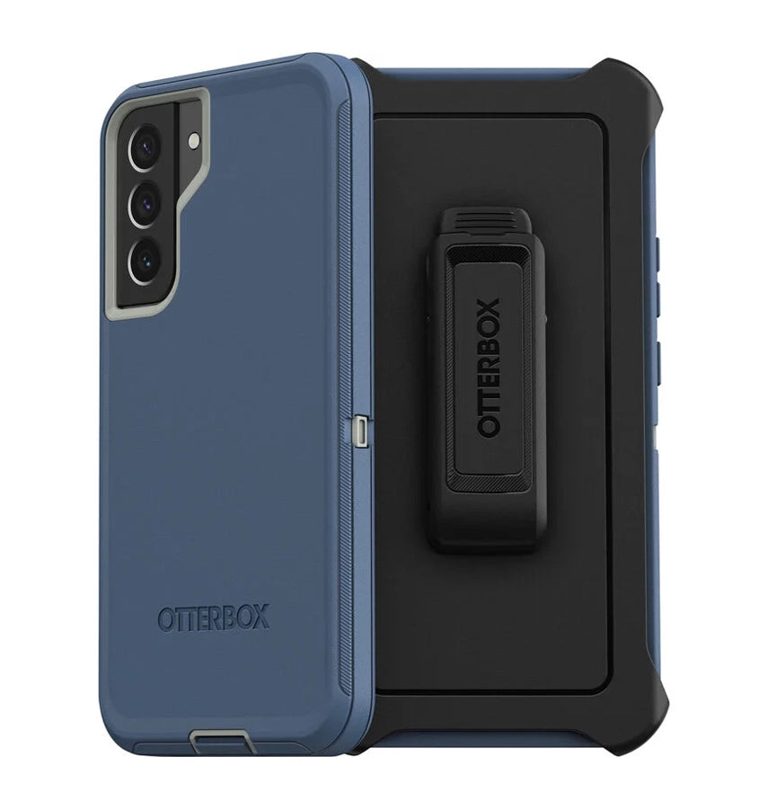 Samsung S22 Plus Case - Blue | OtterBox Defender Series, Scratch-Resistant Rugged Protective Back Cover image 0