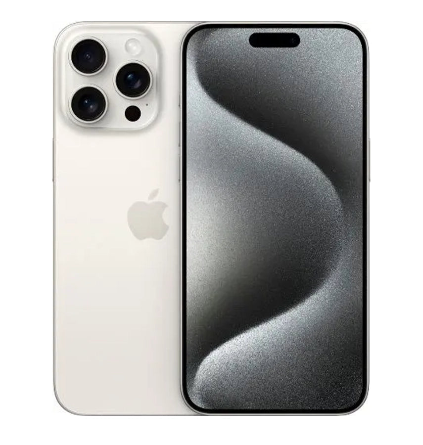 iPhone 15 Pro Max Refurbished 256GB – White | Good Condition | 1-Year Warranty image 0
