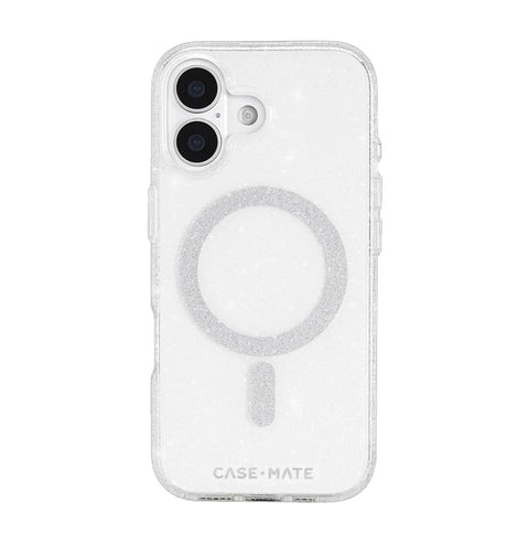 iPhone 17 Twinkle MagSafe Case – Silver | Case-Mate Stylish Protective Cover with Slim, Durable & Drop Protection image 0