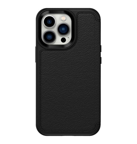 iPhone 13 Pro Case - Black | OtterBox Strada Series, Scratch-Resistant Rugged Protective Back Cover image 0