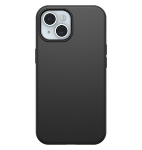iPhone 15 Plus Magsafe Case – Black | OtterBox Symmetry Series, Soft Touch Protective Cover image 0