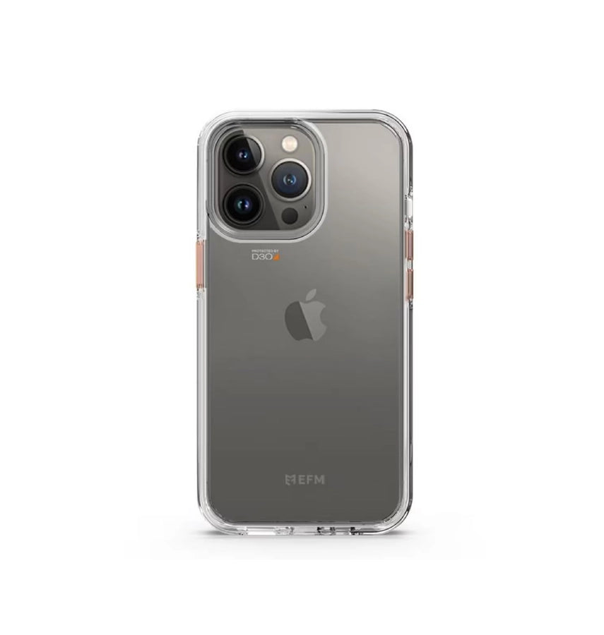 iPhone 13 Pro Max Case – Clear | EFM Aspen D3O Crystalex Armour Series Slim, Transparent & Durable Protection image 0