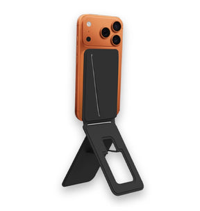 iPhone Wallet Case – Black | Apple MagSafe Tripod Series, Slim, Magnetic, and Stand-Ready image 0