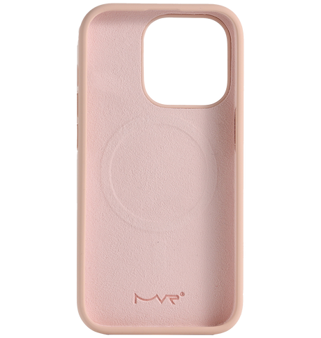 iPhone 15 Plus MVR Liquid Silicone Case - Pink Sand | Soft Touch Protective Cover image 1