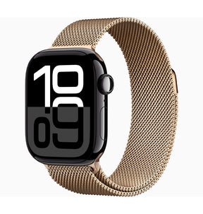Apple Watch S10 46mm Glass Matte Case - Rose Gold | 360° Protection with Built-in 9H Tempered Glass image 0