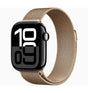 Apple Watch S10 46mm Glass Matte Case - Rose Gold | 360° Protection with Built-in 9H Tempered Glass image 0