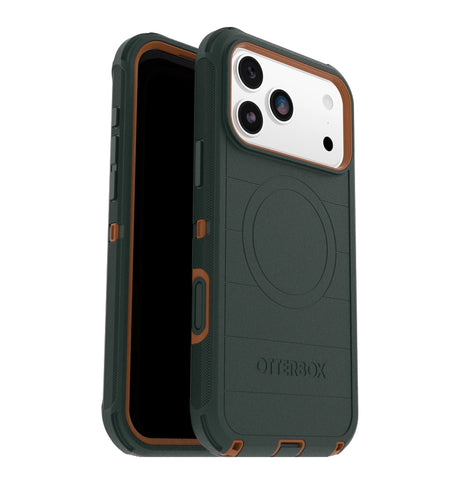 iPhone 17 MagSafe Case  –  Cprsmth Green | OtterBox  Defender Pro with Camera Control, Rugged Protective Cover with Durable, Drop & Shock Protection image 1