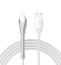 MVR Lightning Cable - White | MFi Certified 1.2m USB A, Fast Charging with Phone Stand image 0