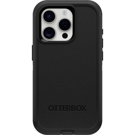 iPhone 15 Pro Case – Black | Otterbox Defender Series, Rugged Shockproof Back Cover image 1
