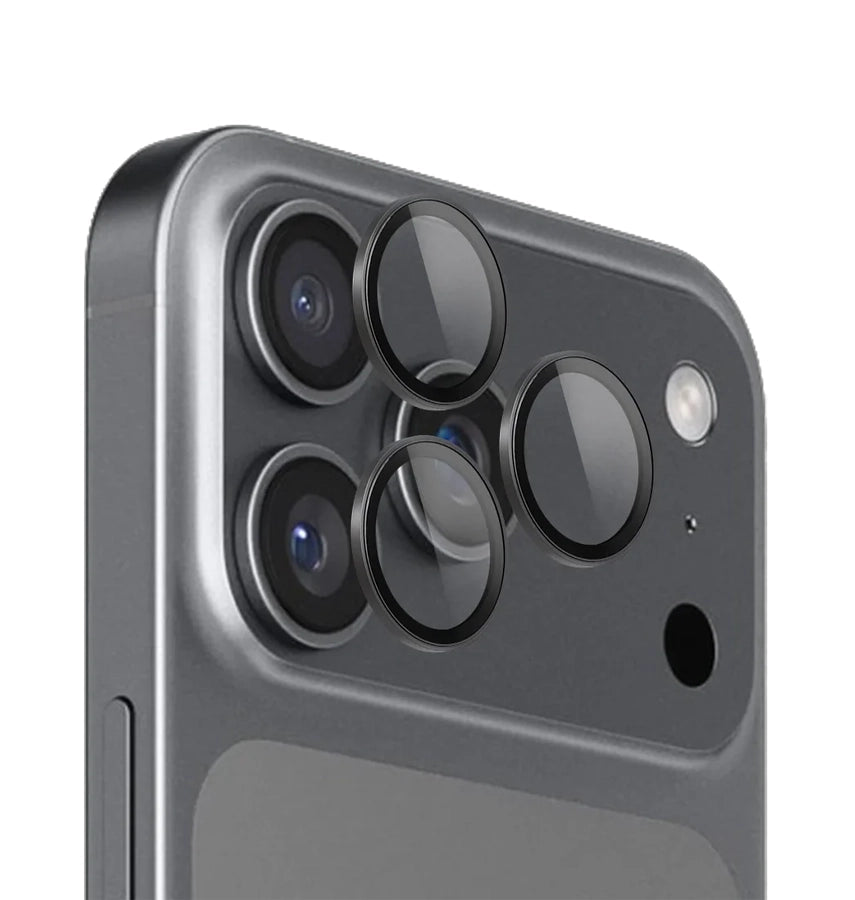 iPhone 17 Pro Max/17 Pro/16 Pro Max/16 PRO Camera Lens – Black | MVR Sapphire Scratch-Resistant Glass, Precise Fit, Premium Protection image 0