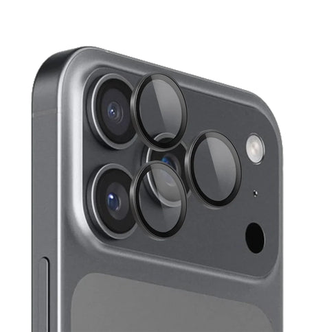 iPhone 17 Pro Max/17 Pro/16 Pro Max/16 PRO Camera Lens – Black | MVR Sapphire Scratch-Resistant Glass, Precise Fit, Premium Protection image 0