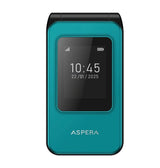 Aspera F46 Plus - Green | 2.4- Display | Dual SIM | Big Button Keypad | Long Lasting Battery Feature Phone image 1