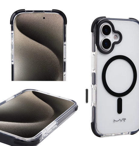 iPhone 17 MVR Robust Case – Black |  Shockproof Armor, Wireless Charging image 3