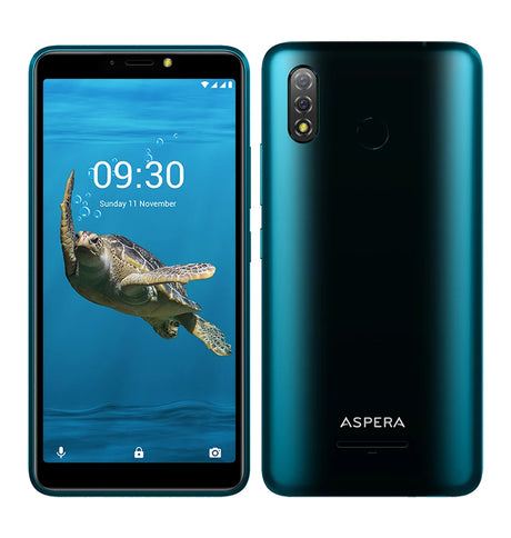 Aspera AS6 4G - Green | Dual Sim, 5.99-inch Display | 2GB RAM+32GB Storage | Long Lasting Battery Smartphone image 0