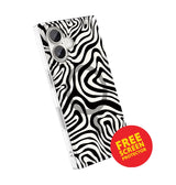 iPhone 17 BoxedIn Case – Mono Swirl | MVR  Marbleised Swirl Design, Modular Customization, Wireless Charging Friendly image 0
