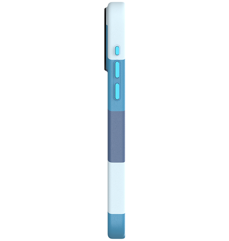 iPhone 15 MVR Stripe Vibe Case - Blue Celeste | Perfect Fit Design, Soft Touch Protective Cover image 2