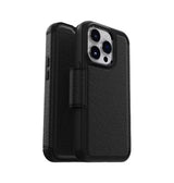 iPhone 14 Pro Case – Black | OtterBox Strada Series, Soft Touch Protective Cover image 0