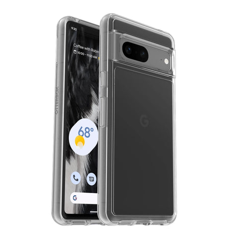 Google Pixel 7 Case - Black | OtterBox Symmetry Series, Scratch-Resistant Rugged Protective Back Cover image 0