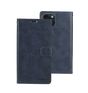 iPhone 15 Wallet Case – Navy | Goospery Mercury Bluemoon Flip Cover with Quick–View ID Window, Magnetic Kickstand & Wireless Charging image 0