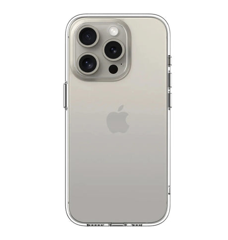 iPhone 15 Pro Max Transparent Case - Clear | Soft Touch Protective Back Cover image 0