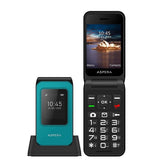 Aspera F46 Plus - Green | 2.4- Display | Dual SIM | Big Button Keypad | Long Lasting Battery Feature Phone image 2