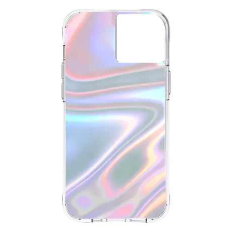 iPhone 13 Soap Bubble Antimicrobial Case – Iridescent | Case-Mate Color-Shifting Design, Drop Protection, Wireless Charging Compatible image 3