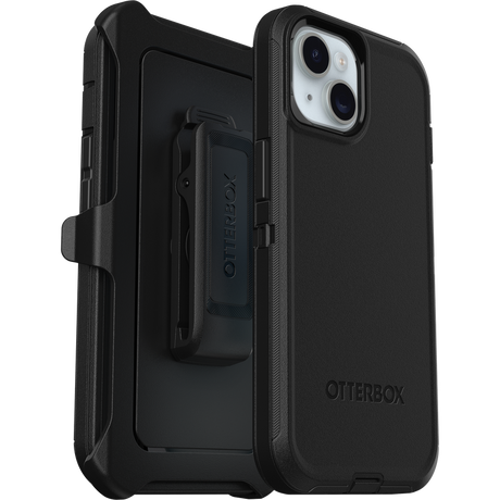 iPhone 15 Case – Black | Otterbox Defender Series, Rugged Shockproof Back Cover image 1