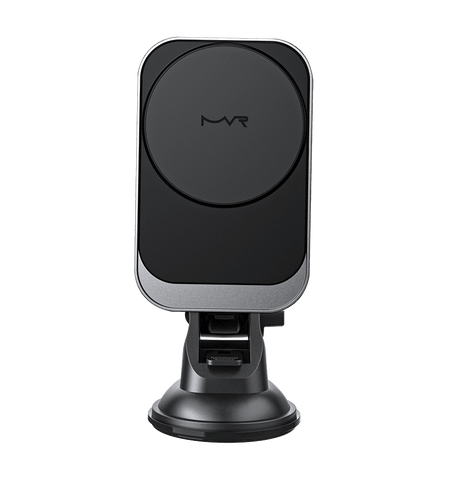 MVR T3 Car Phone Holder - Dual – Tone White | Magsafe 15W Fast Wireless Charging image 0