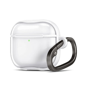AirPods 4th Generation Case – Clear Silver | Aluminium, Shock-Absorbing Protective Cover image 0