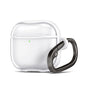 AirPods 4th Generation Case – Clear Silver | Aluminium, Shock-Absorbing Protective Cover image 0