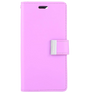 iPhone 12/12 Pro Wallet Case – Purple & Navy | Goospery Mercury Rich Diary Genuine Leather Flip Cover with Card Slots image 0