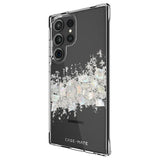 Samsung S23 Ultra Case – Clear | Case-Mate Karat Pearl Cover – Antimicrobial Protection & Premium Shine image 2