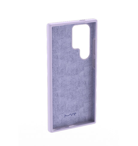 Samsung S25 Ultra Liquid Silicone Case - Lavender | MVR Soft-Touch Slim Protective Cover with Shock Absorption image 2