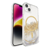 iPhone 14 Case – White Marble | Case-Mate Karat Marble MagSafe Cover with Elegant Design & Impact Protection image 1