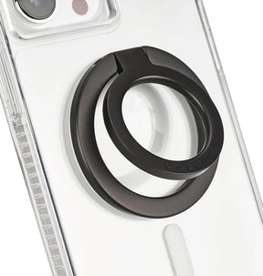 Case-Mate Phone Ring Holder - Matte Black | Mother of Pearl Phone Ring Stand, Rotatable Grip for All Smartphones image 0