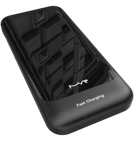 MVR Rapid 10S Power Bank - 10000mAh | 20W USB - C Fast Charging, Slim & Portable (Black) image 3