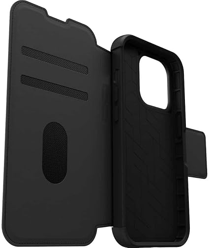 iPhone 14 Pro Case – Black | OtterBox Strada Series, Soft Touch Protective Cover image 5