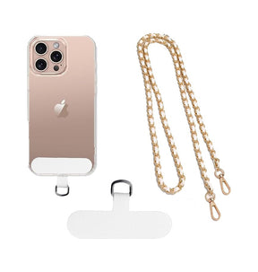 Universal Phone Aluminium Lanyard Aluminium - Rose Gold | Comfortable Phone Strap For Smartphones image 0