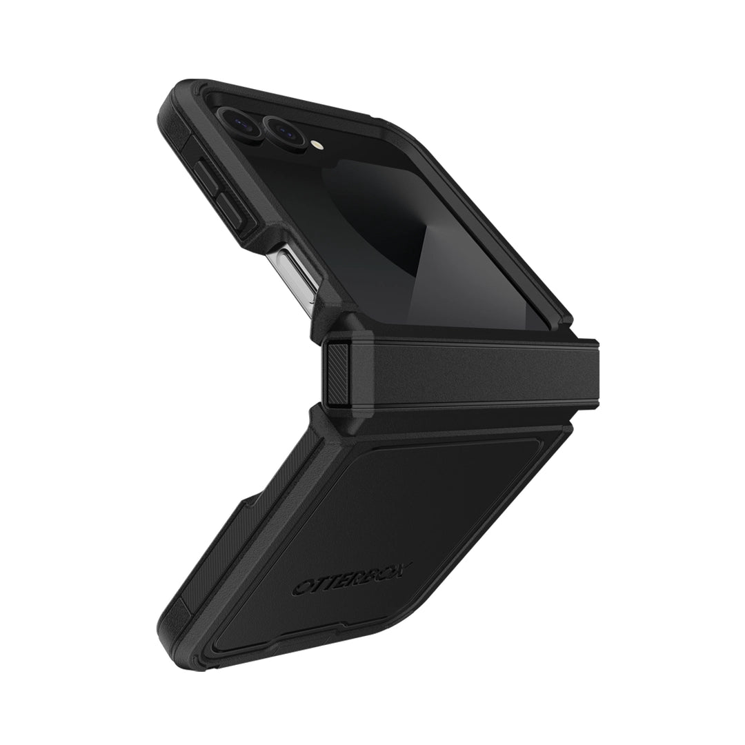 Samsung Z Flip 6 Case - Black  | OtterBox Defender XT Rugged Cover with Full-Body, Drop & Scratch Protection image 2