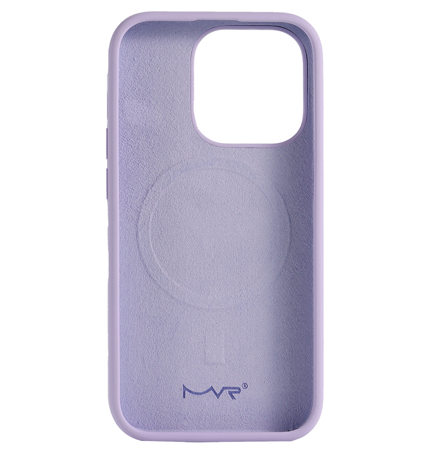 iPhone 15 MVR Liquid Silicone Case - Lavender | Soft Touch Protective Cover image 1