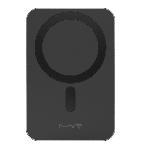 MVR Wireless MagSafe Power Bank - Black | Snap 5000mAh, Ultra Slim Portable Charger image 0