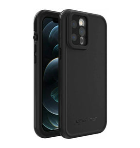 iPhone 12 Pro Max Case – Black | LifeProof FRE Waterproof, Dirtproof, Snowproof & Drop Protection Cover image 0
